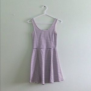 Black & White Striped Dress